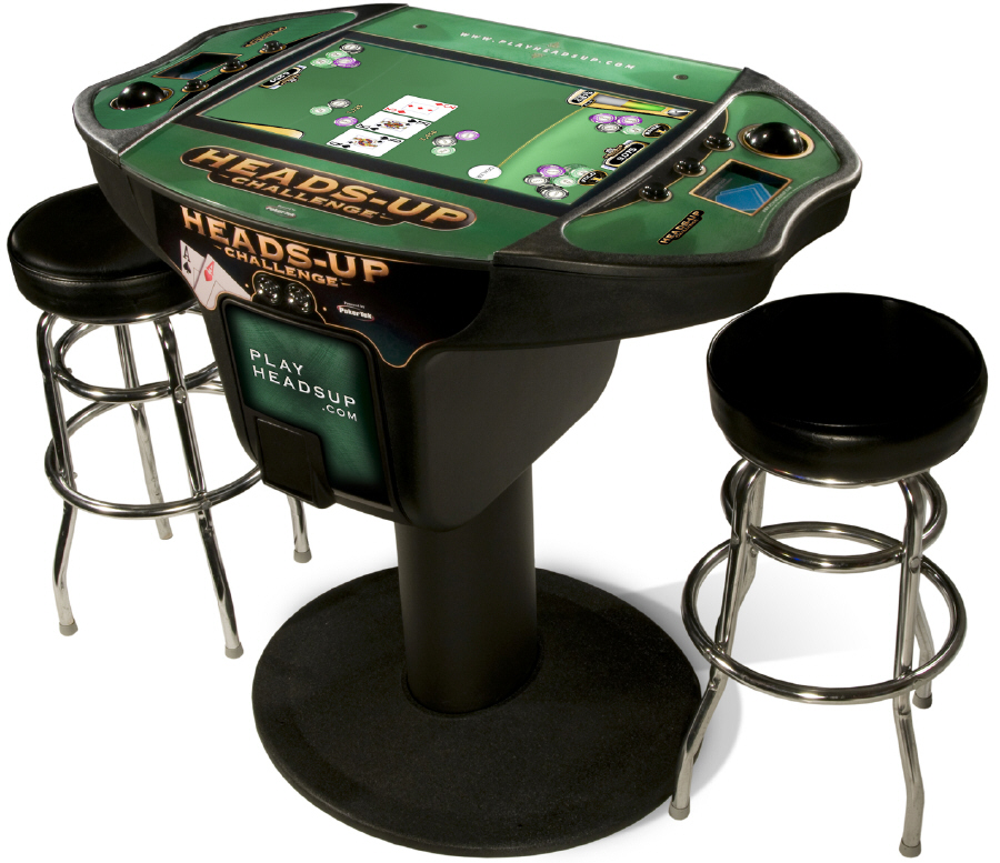 Electronic poker table for home office